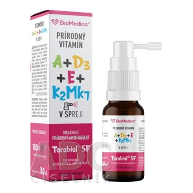 EkoMedica SK Prírodný Vitamín A+E+D3+K2Mk7