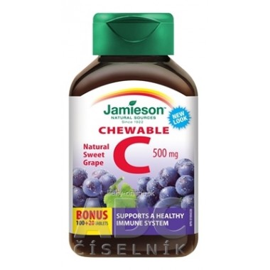 JAMIESON VITAMÍN C 500 mg hrozno