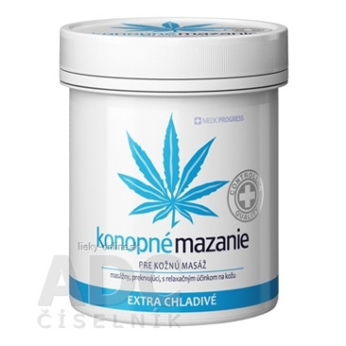 Konopné mazanie extra chladivé