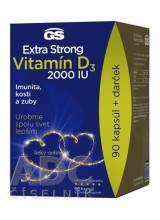 GS Extra Strong Vitamín D3 2000 IU darček 2022