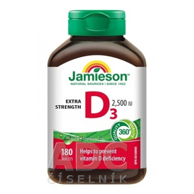 JAMIESON VITAMÍN D3 2500 IU