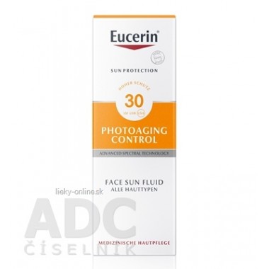 Eucerin SUN PHOTOAGING CONTROL SPF 30 na tvár