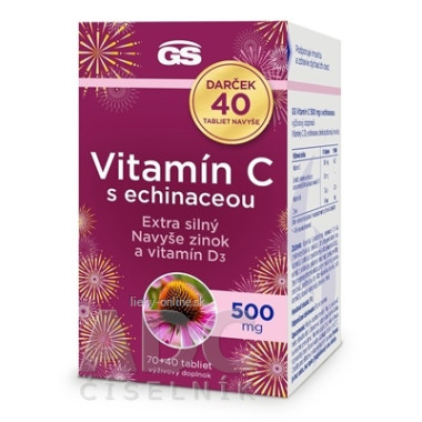 GS Vitamín C 500 mg s echinaceou Darček