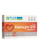 PLUS LEKÁREŇ Koenzým Q10 60 mg + vitamín E