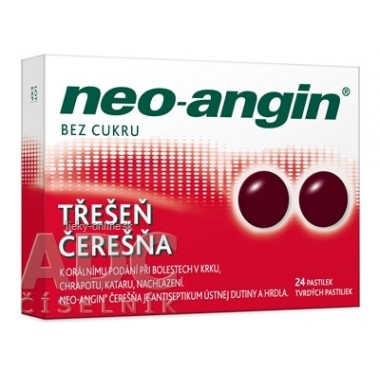 NEO-ANGIN ČEREŠŇA 1,2 mg/0,6 mg/5,9 mg pastilky