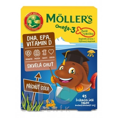 MOLLER´S Omega 3 Želé rybičky