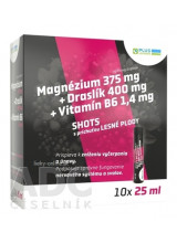 PLUS LEKÁREŇ Magnézium +Draslík +Vitamín B6 SHOTS