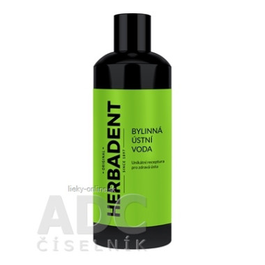 HERBADENT Original Bylinná ÚSTNA VODA