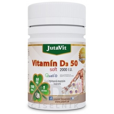 JutaVit Vitamín D3 50 soft