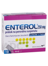 Enterol 250 mg prášok na perorálnu suspenziu Enterol 250 mg prášok na perorálnu suspenziu