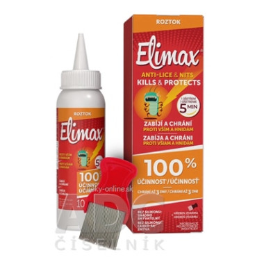 ELIMAX ROZTOK PROTI VŠIAM A HNIDÁM