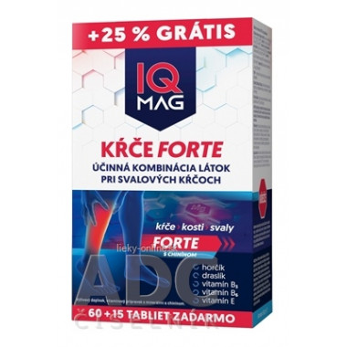 IQ MAG KŔČE FORTE (+25% GRATIS)